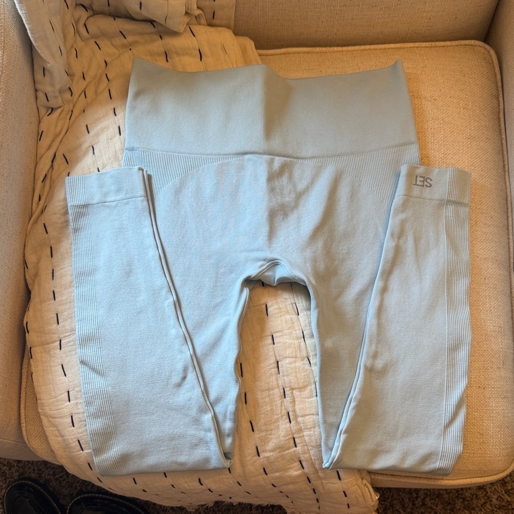 SET Active Sky Blue Kids Leggings